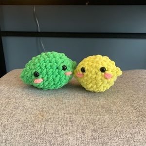 lemon and lime plushie